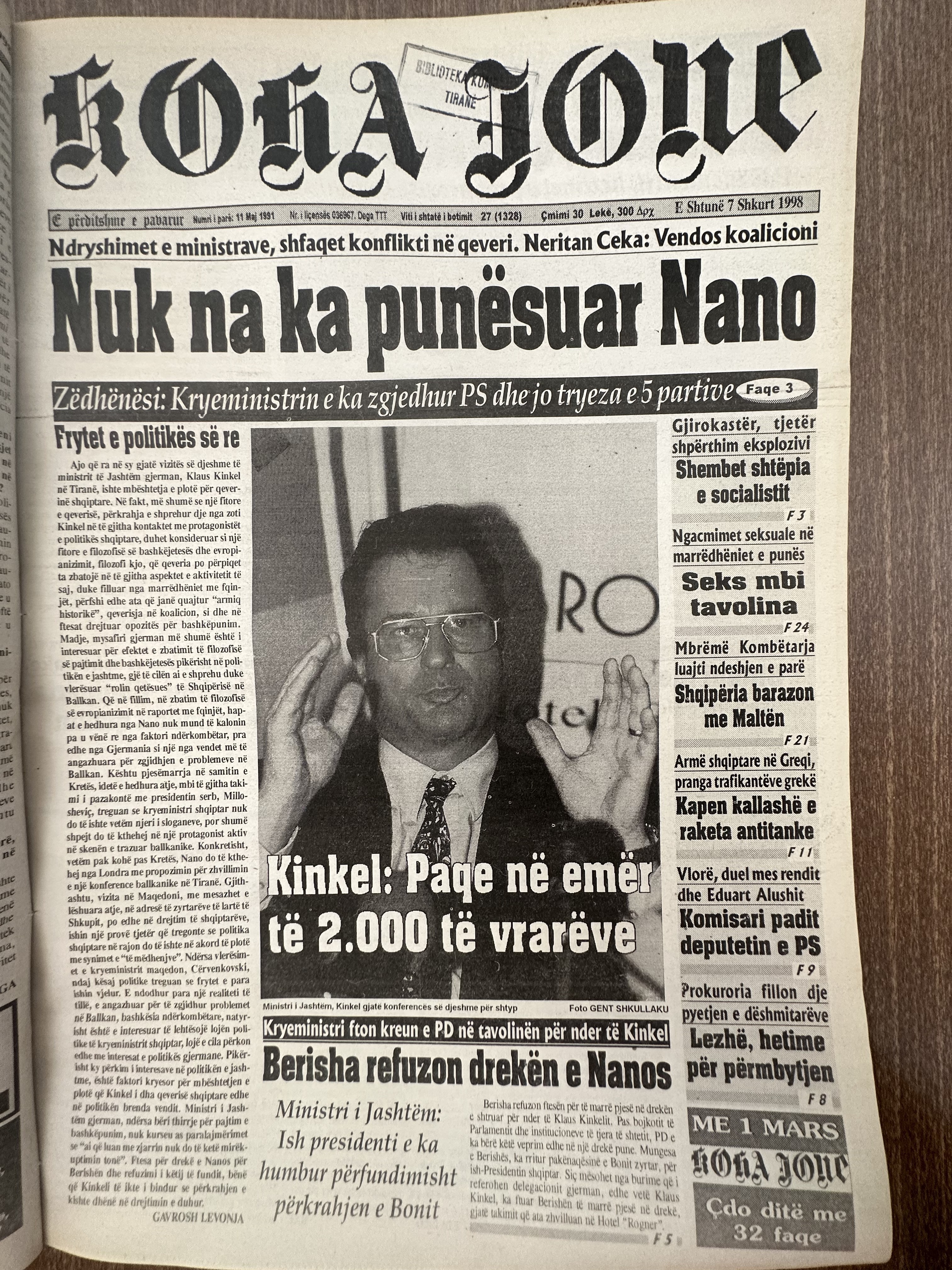 Koha Jonë 1998-02-07